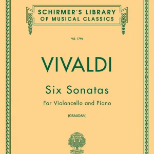 G. Schirmer Inc. 6 Sonatas - Vivaldi/Graudan - Cello/Piano - Book Marque