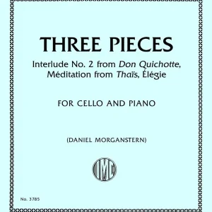 International Music Company Three Pieces - Massenet - Cello/Piano - Book Achat Immédiat