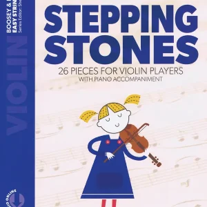 Boosey & Hawkes Stepping Stones 26 Pieces for Violin Players - Colledge/Colledge - Violin/Piano - Book/Audio Online Jusqu'à Épuisement Des Stocks