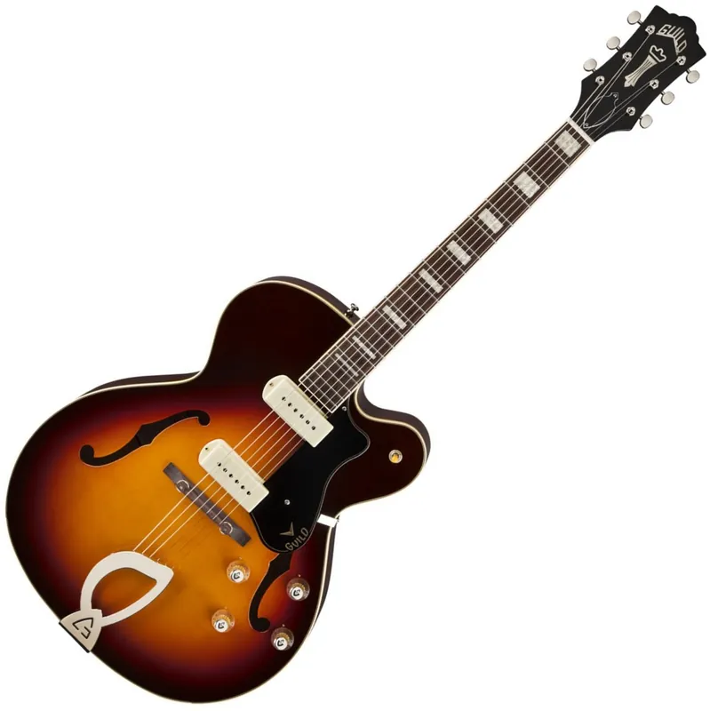 Expédition Rapide Guild GUITARE ELECTRIQUE GUILD X-175 MANHATTAN ATB ANTIQUE BURST