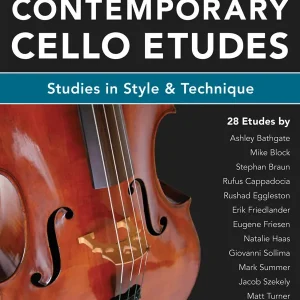 Nouveauté Berklee Press Contemporary Cello Etudes Studies in Style & Technique - Block - Cello - Book/Audio Online