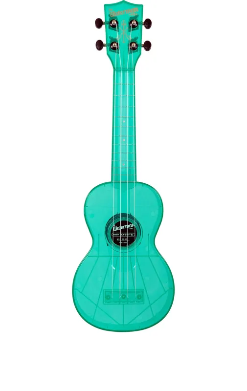Usine Directe DISCONTINUE Kala Ukulele soprano Kala WATERMAN FLUORESCENT bleu