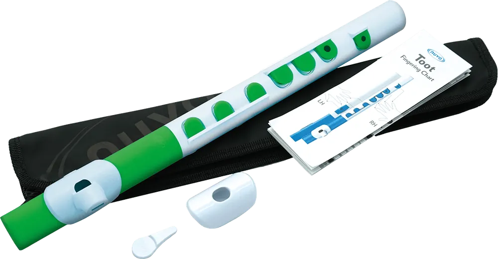Meilleure Vente Nuvo TOOT - Flûte traversière en plastique blanche et verte