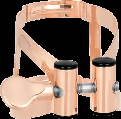Vandoren M/O LC57PGP Or rose - ligature avec couvre-bec pour saxophone alto Marque
