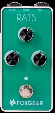DISCONTINUE Foxgear Rats DISTORTION Produit De Marque