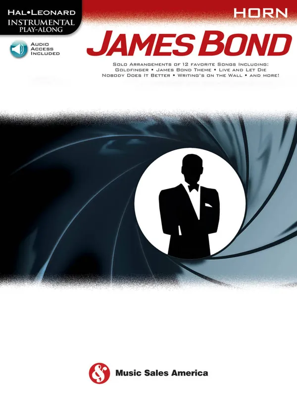 Usine Directe Hal Leonard James Bond Instrumental Play-Along - F Horn - Book/Audio Online