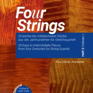 Offre Du Jour Breitkopf & Hartel Fo(u)r Strings, Volume 2 - Neumann - String Quartet - Score/Parts