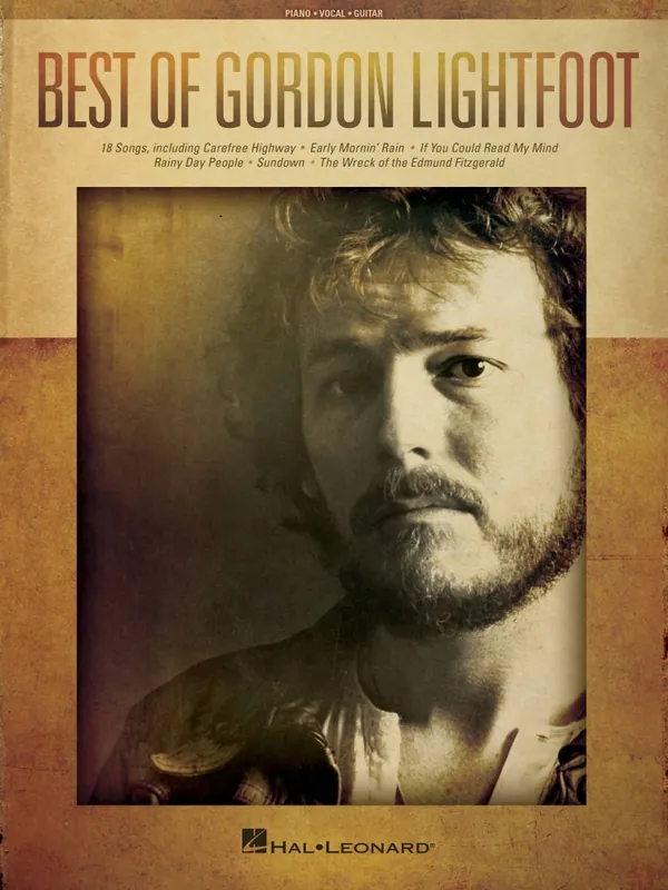 Offre Exclusive Hal Leonard Best of Gordon Lightfoot - Piano/Vocal/Guitar - Book
