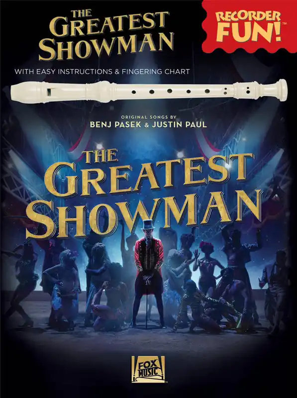 Solde Hal Leonard The Greatest Showman -- Recorder Fun! - Pasek/Paul - Recorder - Book