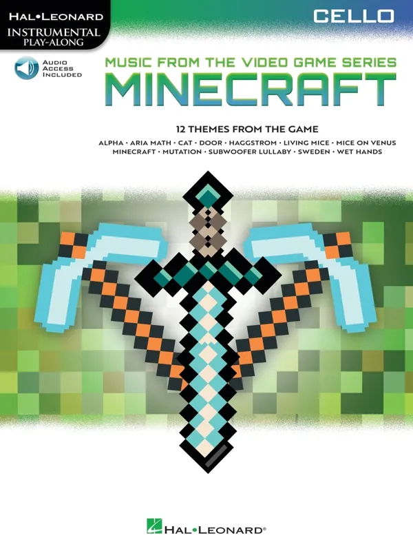 Acheter Direct Hal Leonard Minecraft Music from the Video Game Series - Cello - Book/Audio Online