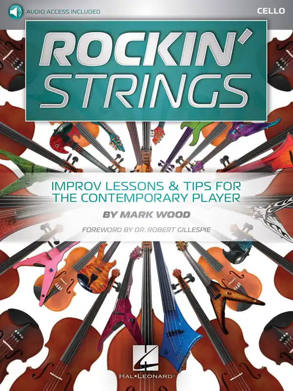 Solde Hal Leonard Rockin‘ Strings - Wood - Cello - Book/Audio Online