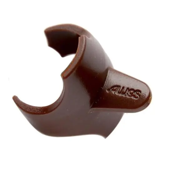 Prix Cassé Aulos 700.121 - Support pouce pour flute à bec ténor - Marron foncé
