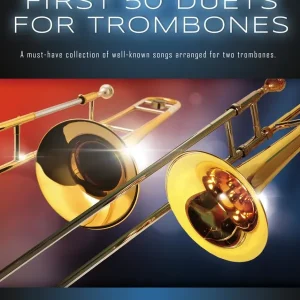 Commander Vite Hal Leonard First 50 Duets for Two Trombones Easy Instrumental Duets - Trombone Duet - Book