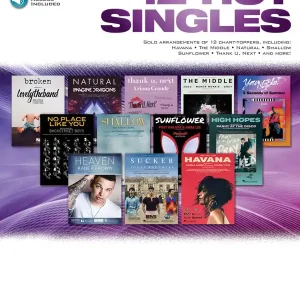 Hal Leonard 12 Hot Singles Instrumental Play-Along - Trombone - Book/Audio Online Bon Marché