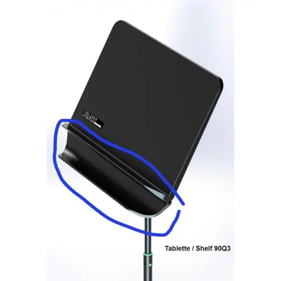 Promotion Saisonnière DISCONTINUE Rat Stand 90Q3 TABLETTE SUPPLEMENTAIRE POUR PUPITRE RATSTANDS PERFORMER 3
