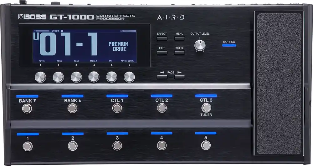 Satisfait Ou Remboursé Boss GT1000 - Multi effet guitare