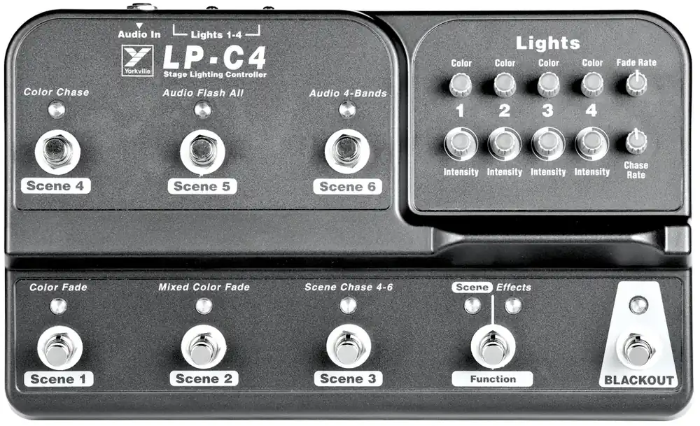 Seulement Aujourd'hui Yorkville Sound 4-Channel Light Controller Desk