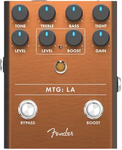 Fender MTG LA Tube Distortion Pédale effet guitare Retour Gratuit