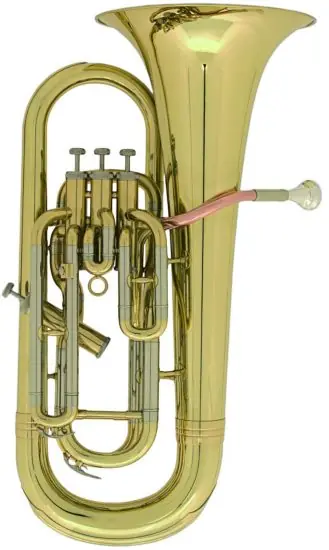 MTP 114 - Euphonium 4 pistons (3) avec étui et embouchure Top Vente