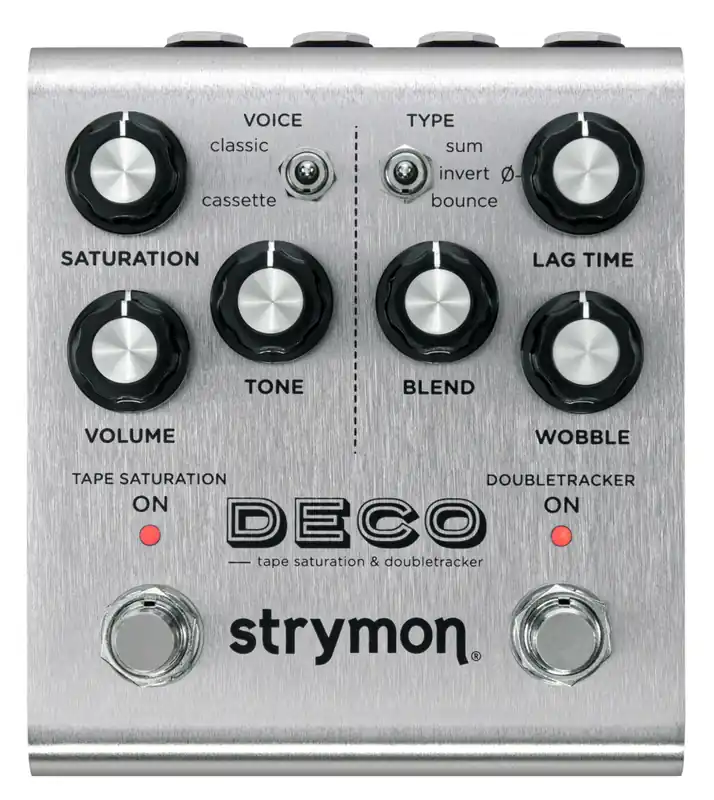 Prix Réduit Strymon Deco Tape Saturation & Doubletracker Pedal v2