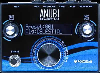 Seulement Aujourd'hui Foxgear Anubi Ambient Box - Pédale d‘effet guitare