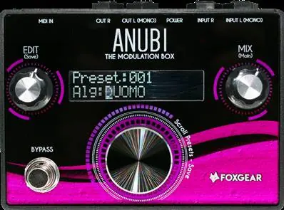 Foxgear Anubi Modulation Box - Effet guitare électrique Prix Réduit