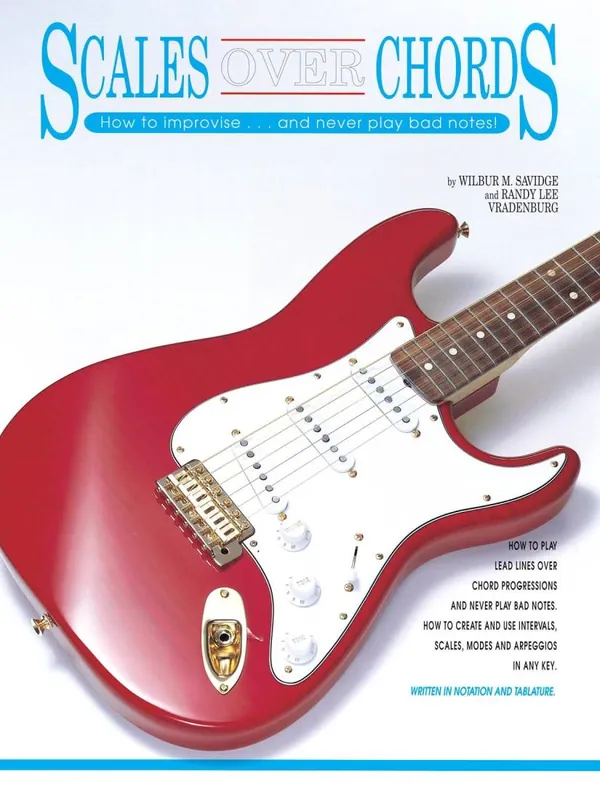 Wise Music Group Scales over Chords - Savidge - Guitar TAB - Book/Audio Online Top Vente