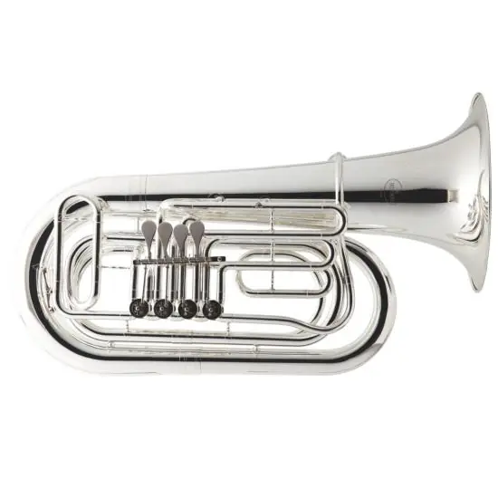 Expédié Aujourd'hui Besson PRODIGE BE186 - Tuba Sib 3/4 à palettes, argenté