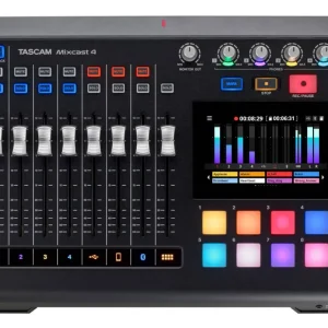 Acheter Direct Tascam Mixcast 4 Podcast Station Recorder/USB Audio Interface
