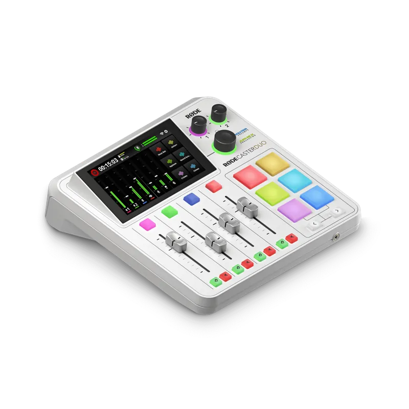 RODE RODECaster Duo Integrated Audio Production Studio - White Dernière Chance