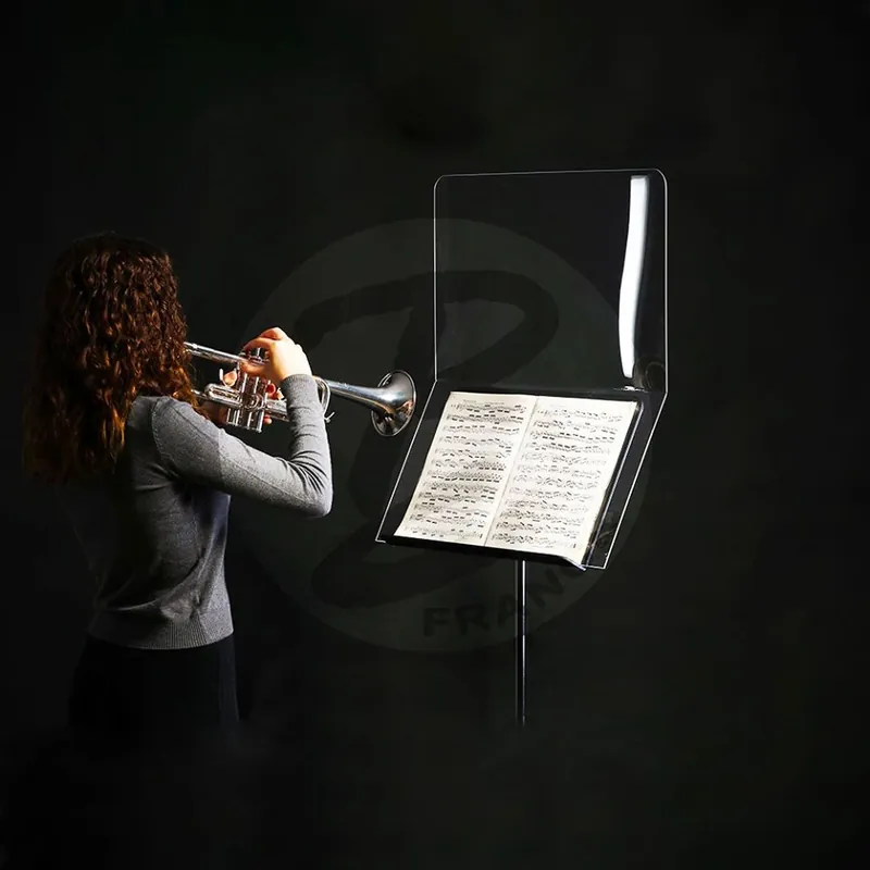 DISCONTINUE BERGERAULT EPP - Ecran de protection anti-projections transparent tout pupitre musicien (61 x 72 cm) Populaire