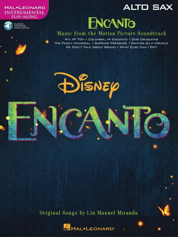 Prix Bas Hal Leonard Encanto for Alto Sax Instrumental Play-Along - Miranda - Alto Sax - Book/Audio Online