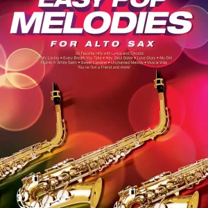 Nouveauté Hal Leonard Easy Pop Melodies - Alto Sax - Book