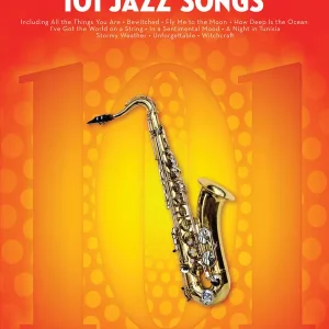 Hal Leonard 101 Jazz Songs for Tenor Saxophone - Book Quantité Limitée
