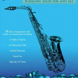 Offre Spéciale Hal Leonard Jazz & Blues Play-Along Solos for Alto Sax - Book/Audio Online