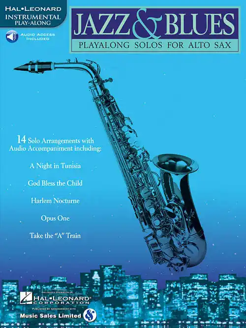 Offre Spéciale Hal Leonard Jazz & Blues Play-Along Solos for Alto Sax - Book/Audio Online