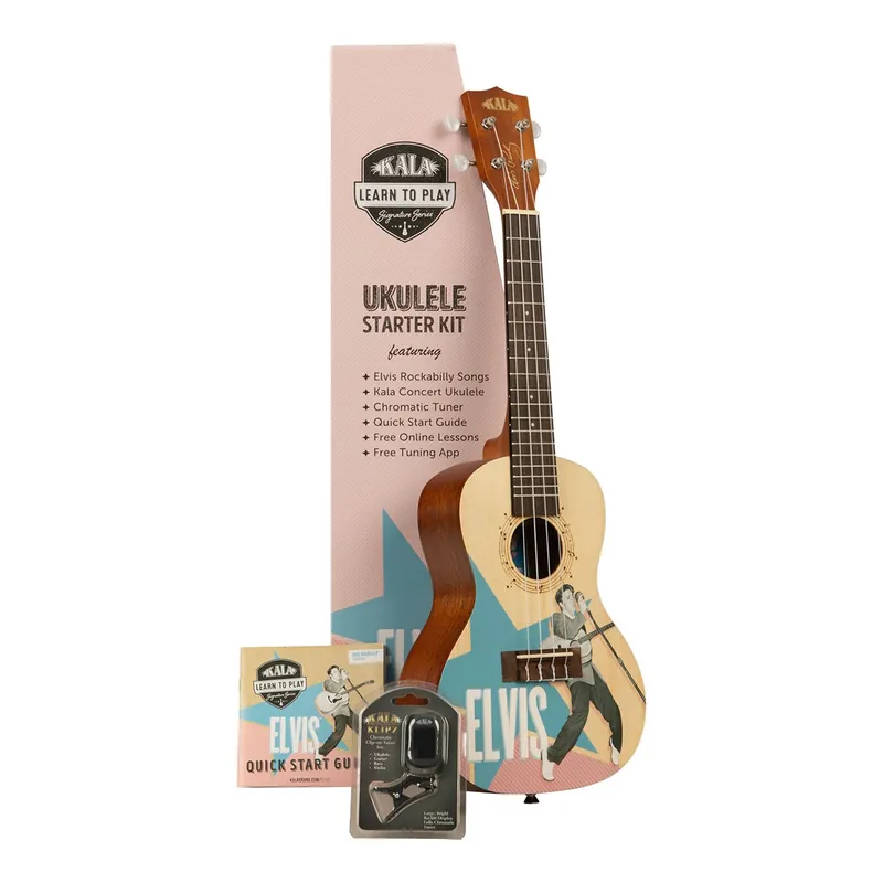 Acheter Direct Kala Ukulélé Concert learn to play Elvis rockabilly