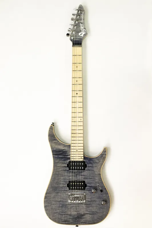 Satisfait Ou Remboursé DISCONTINUE Vigier ultra Blues HH Chevalet fixe light Sapphire maple neck