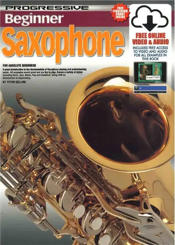 Authentique Koala Music Publications Progressive Beginner Saxophone - Gelling - Saxophone - Book/Media Online