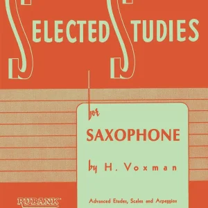 Rubank Publications Selected Studies - Voxman - Saxophone - Book Nouvel Arrivage
