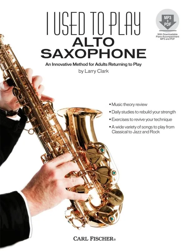 Carl Fischer I Used To Play Alto Saxophone - Clark - Book/CD Achat Immédiat