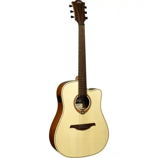 Lag T70DCE - Guitare électro-acoustique dreadnought pan coupé Affaire À Saisir