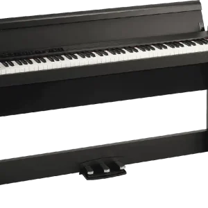 Dernier Modèle Korg C1-AIR-BR - Piano numérique 88 notes, bluetooth, couleur bois avec stand