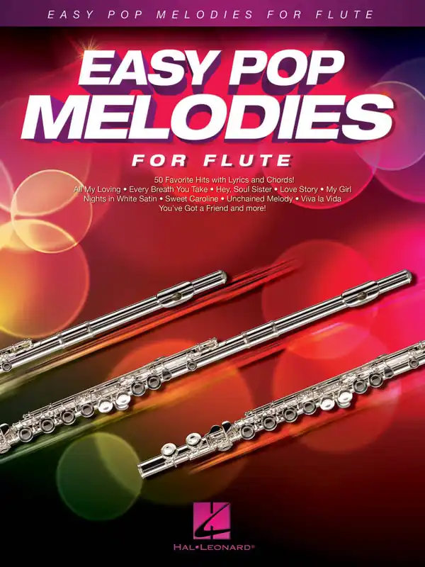 Hal Leonard Easy Pop Melodies - Flute - Book Haute Qualité