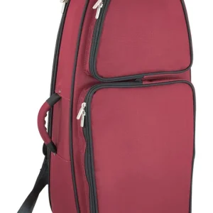 Tom & Will Housse sac à dos pour euphonium (ext. bordeaux / int. gris) Haute Qualité