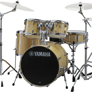 Offre Du Jour Yamaha Stage Custom Birch 5-Piece Drum Kit (22,10,12,16,SD) with Hardware - Natural Wood