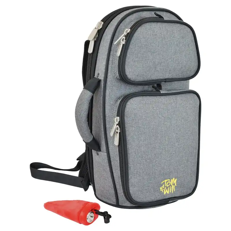 Meilleur Prix Tom & Will Housse sac à dos pour cornet (ext. gris / int. rouge)