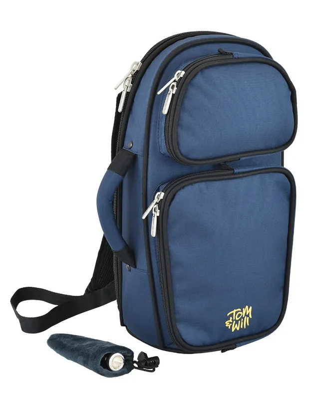 Tom & Will Housse sac à dos pour cornet (ext. bleu / int. bleu) Expédié Aujourd'hui