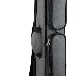 Tom & Will Housse sac à dos pour saxophone soprano (ext. gris / int. rouge) Authentique