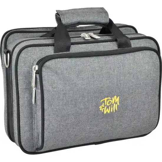 Tom & Will Etui pour hautbois avec bandoulière (ext. gris / int. rouge) Vente Flash